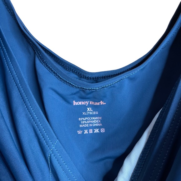 Honeymark Sage Gray Swim Romper XL NWT - Picture 4 of 9